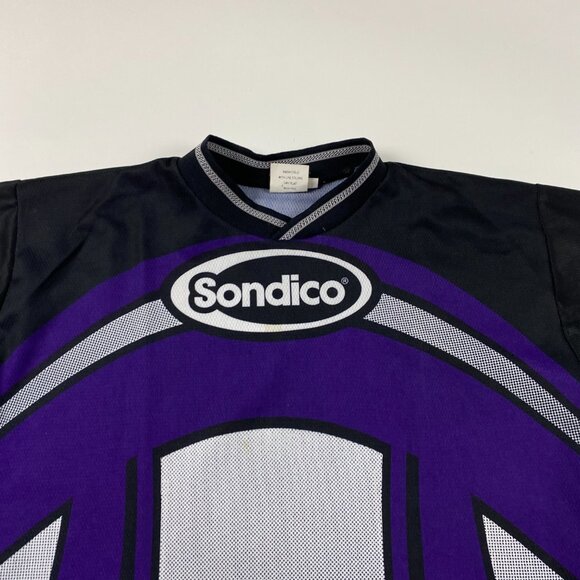 Vintage Sondico Padded Soccer Goalkeeper Jersey Mens Medium Goalie Football - Picture 3 of 12